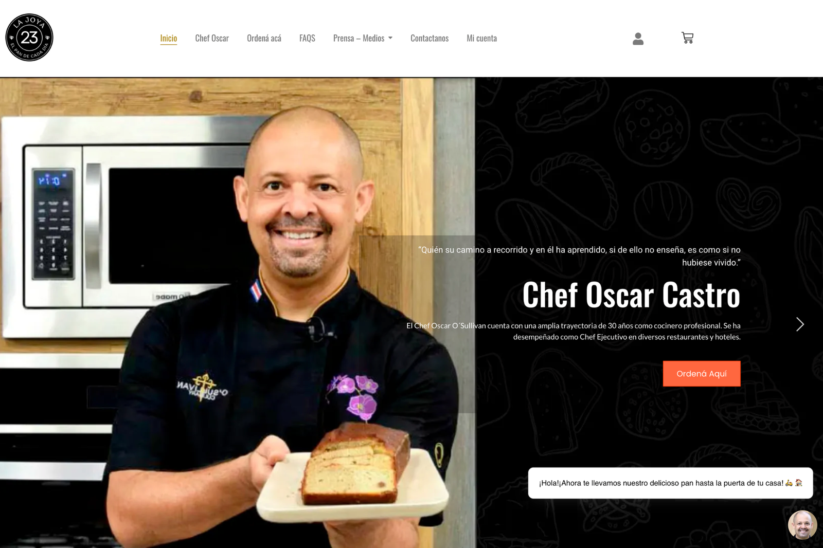 DM Escala: Estrategia, crecimiento y transformación digital para PYMES en Costa Rica ejemplo panaderia
