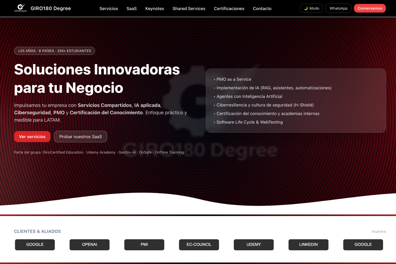 DM Escala: Estrategia, crecimiento y transformación digital para PYMES en Costa Rica ejemplo consultoria tecnologica